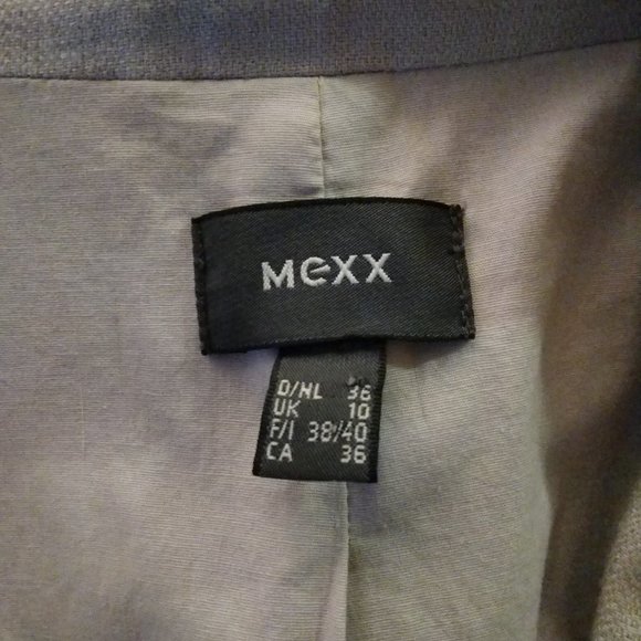 Y2K Vintage Mexx 100% Cotton Natural Blazer - Picture 8 of 8